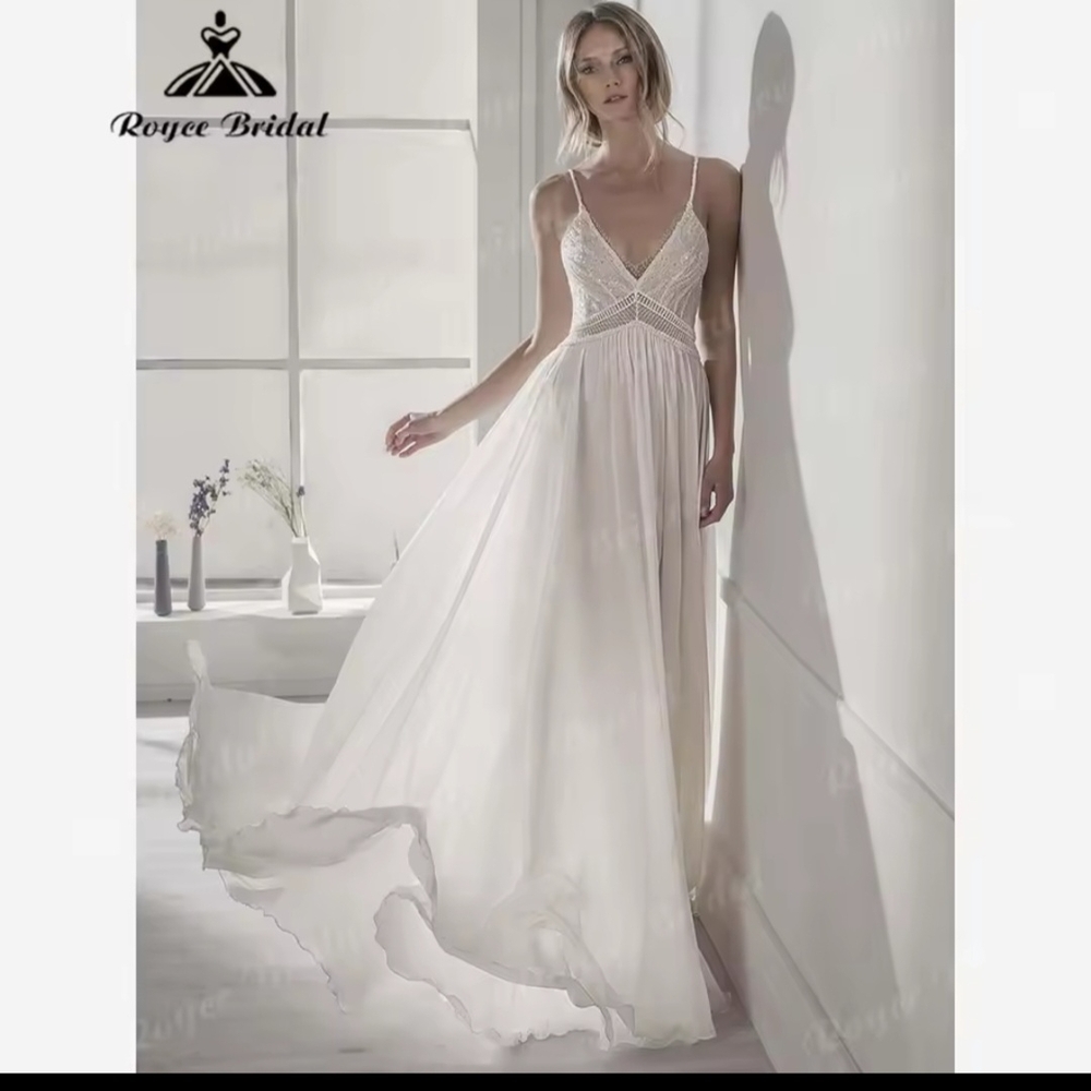 White Elegant Women's Dress